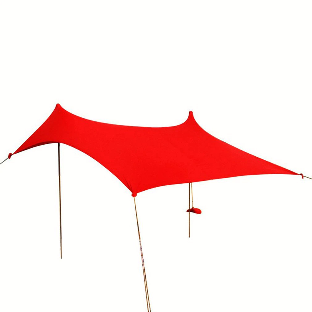 Cheap Goat Tents Family Beach Sunshade Lightweight Sun Shade Tent With Sandbag  Anchors 4 Free Pegs UPF50+ UV Large Portable Canopy Drop Shipping Tents 